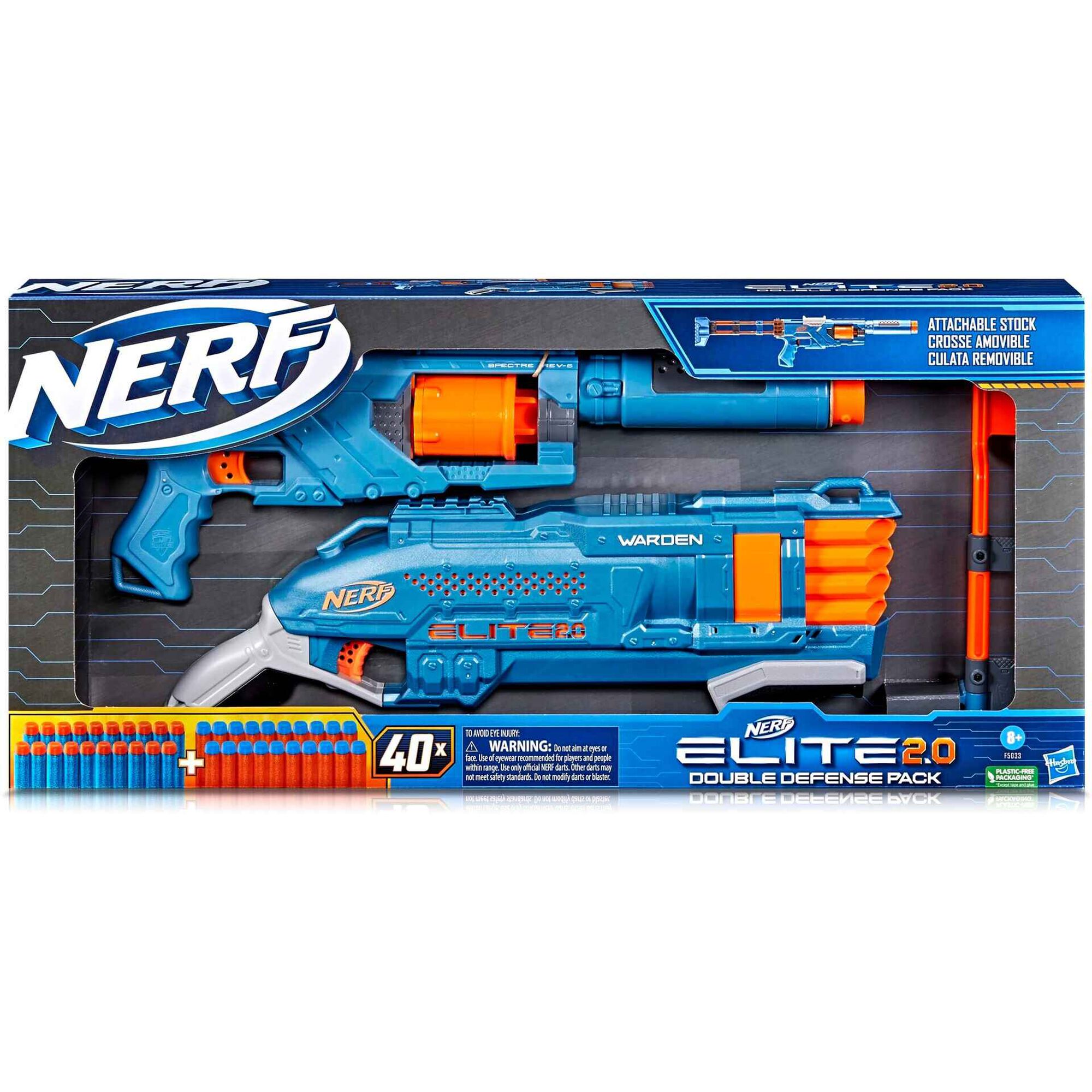 Lan&ccedil;ador Nerf Elite 2.0 Spectre Warden Pack