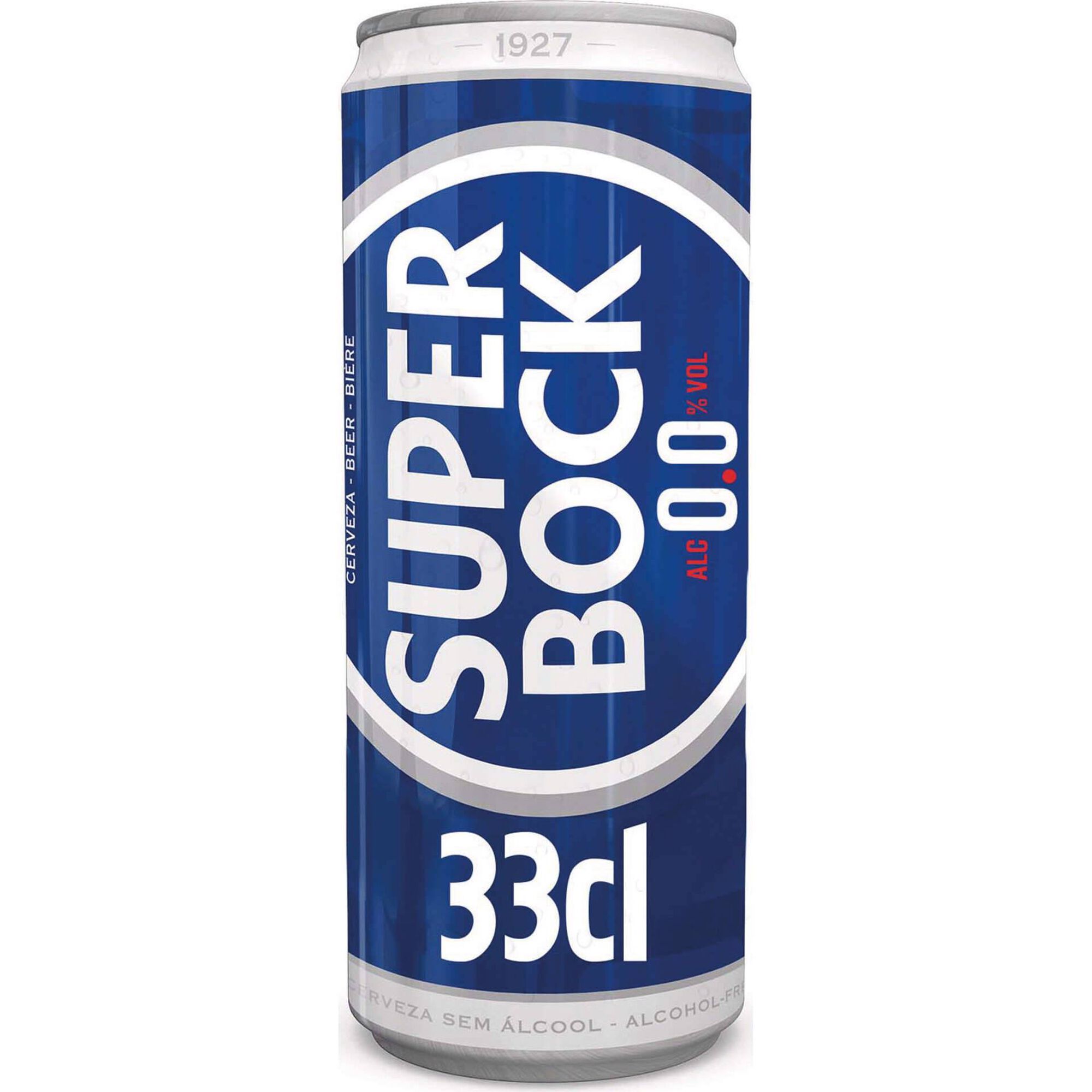 Cerveja em Lata sem &Aacute;lcool 0,0% Super Bock