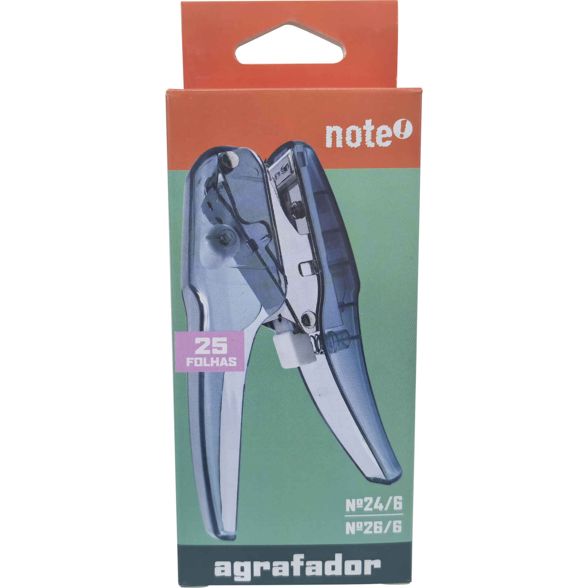 Agrafador Alicate 25 Folhas (v&aacute;rias cores) Note!