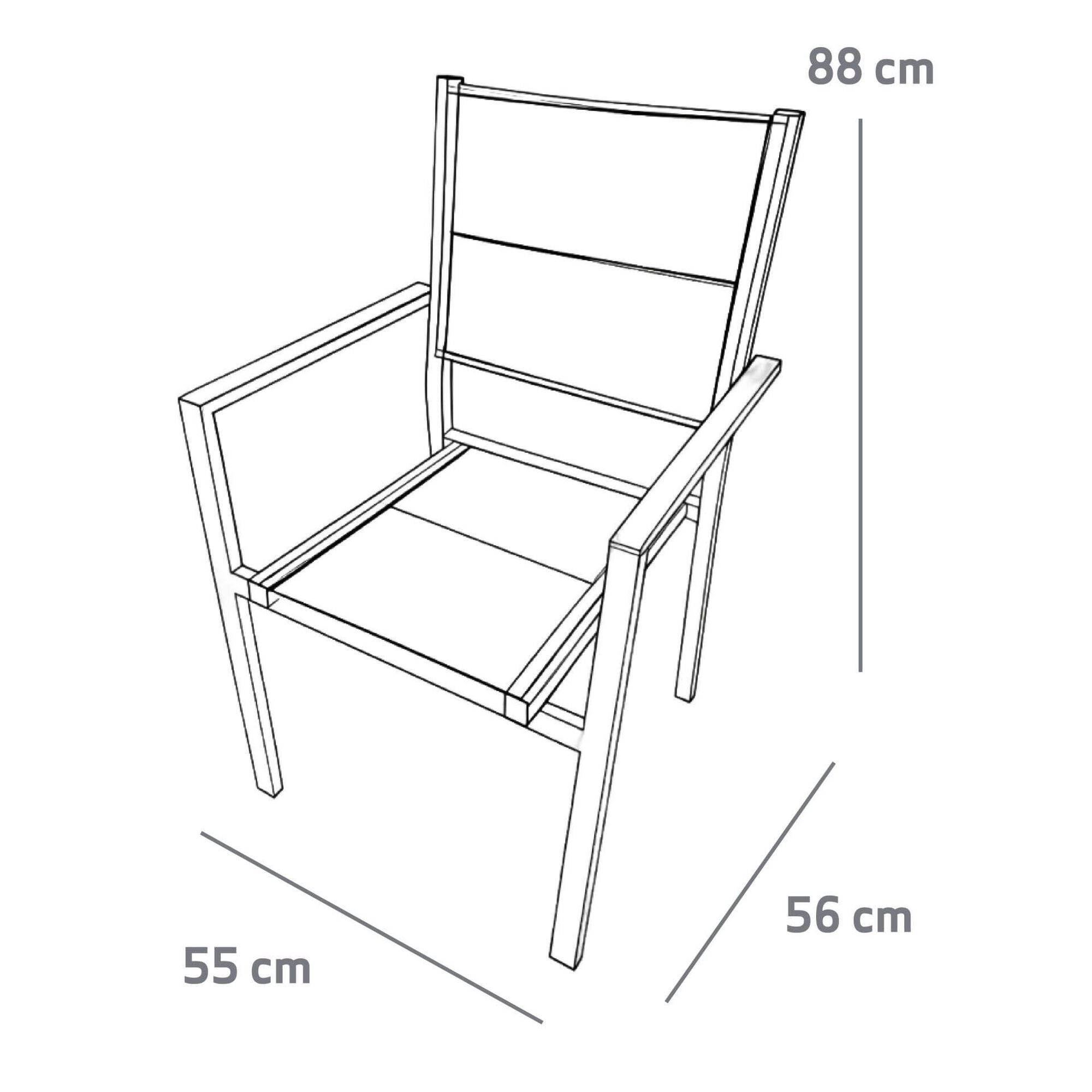 Conjunto de Mesa Extens&iacute;vel e 6 Cadeiras Kasa