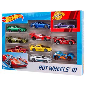 Pack 10 Veículos Hot Wheels 1:64 (vários modelos) Pack 10 Veículos Hot Wheels 1:64 (vários modelos)