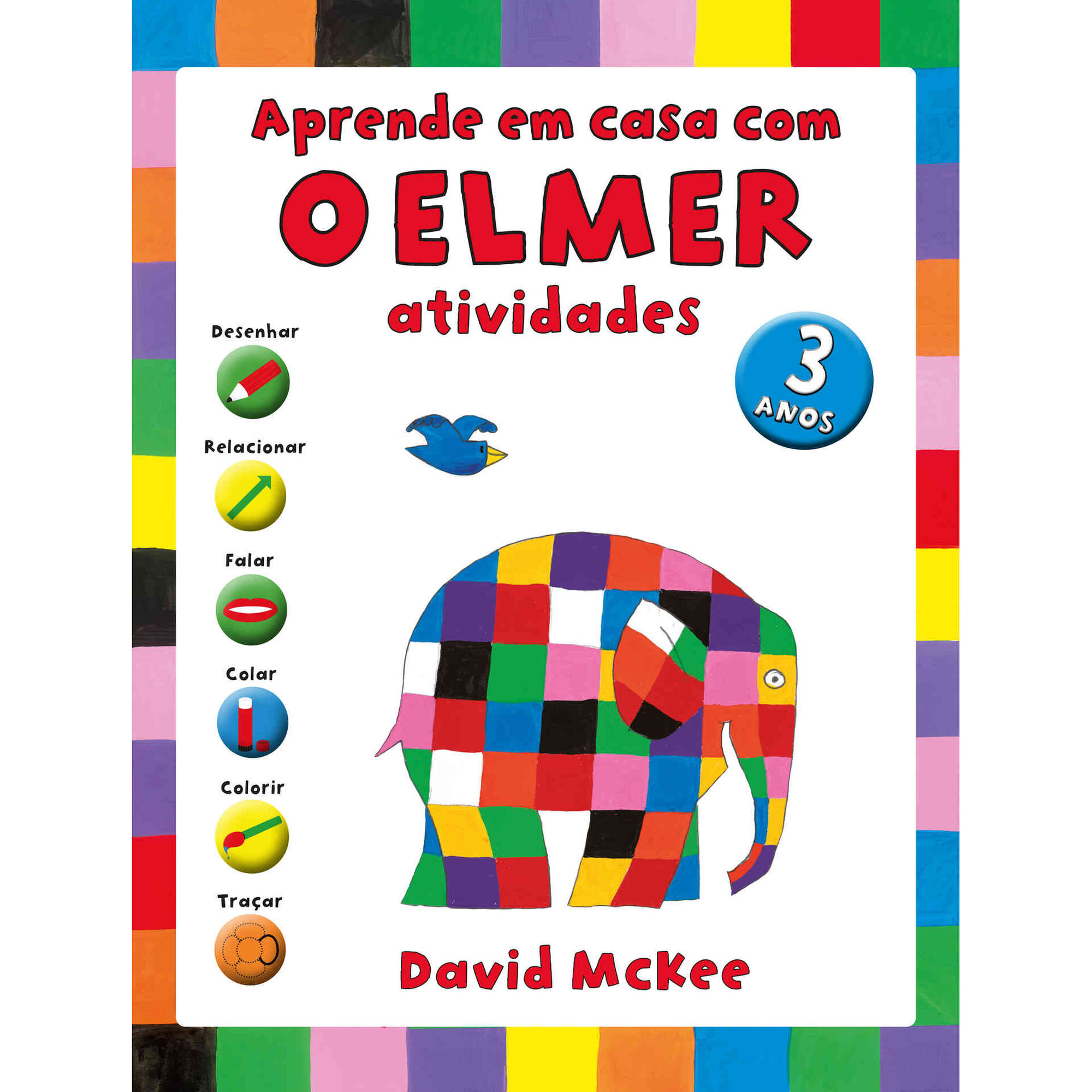 Aprende em Casa com o Elmer -  Atividades 3 Anos