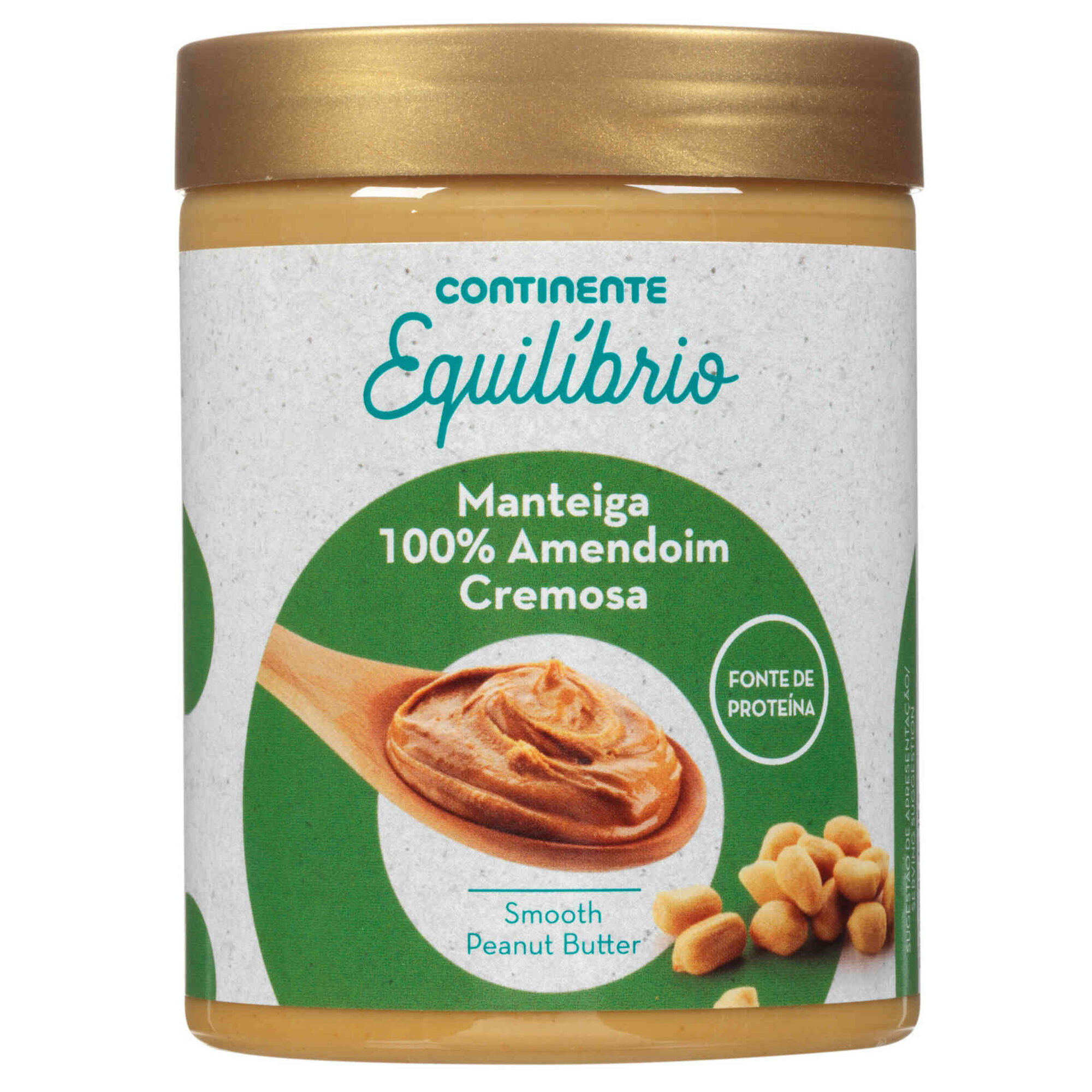 Manteiga de Amendoim - emb. 340 gr - Continente Equilíbrio