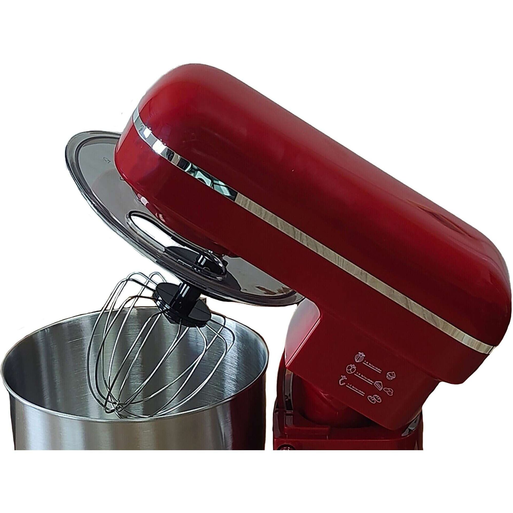 Batedeira com Ta&ccedil;a 1500W Vermelha Bazar&atilde;o