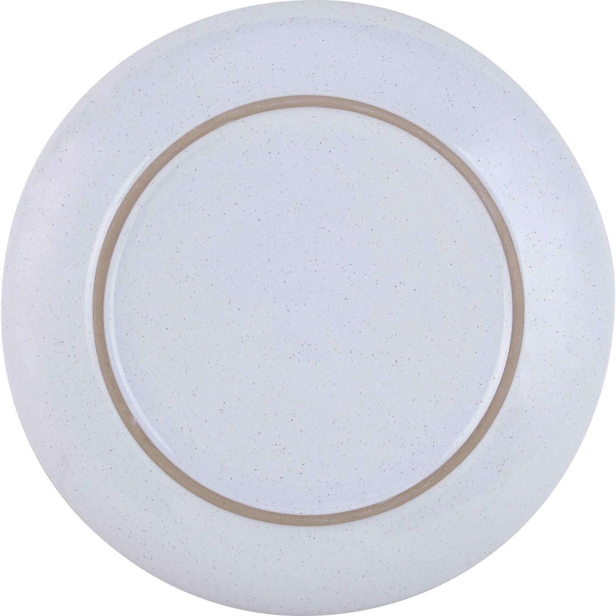 Prato Sobremesa 19cm Martelado Branco Kasa