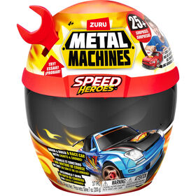Zuru - Kit Carro de Corrida Metal Machines Speed Heroes