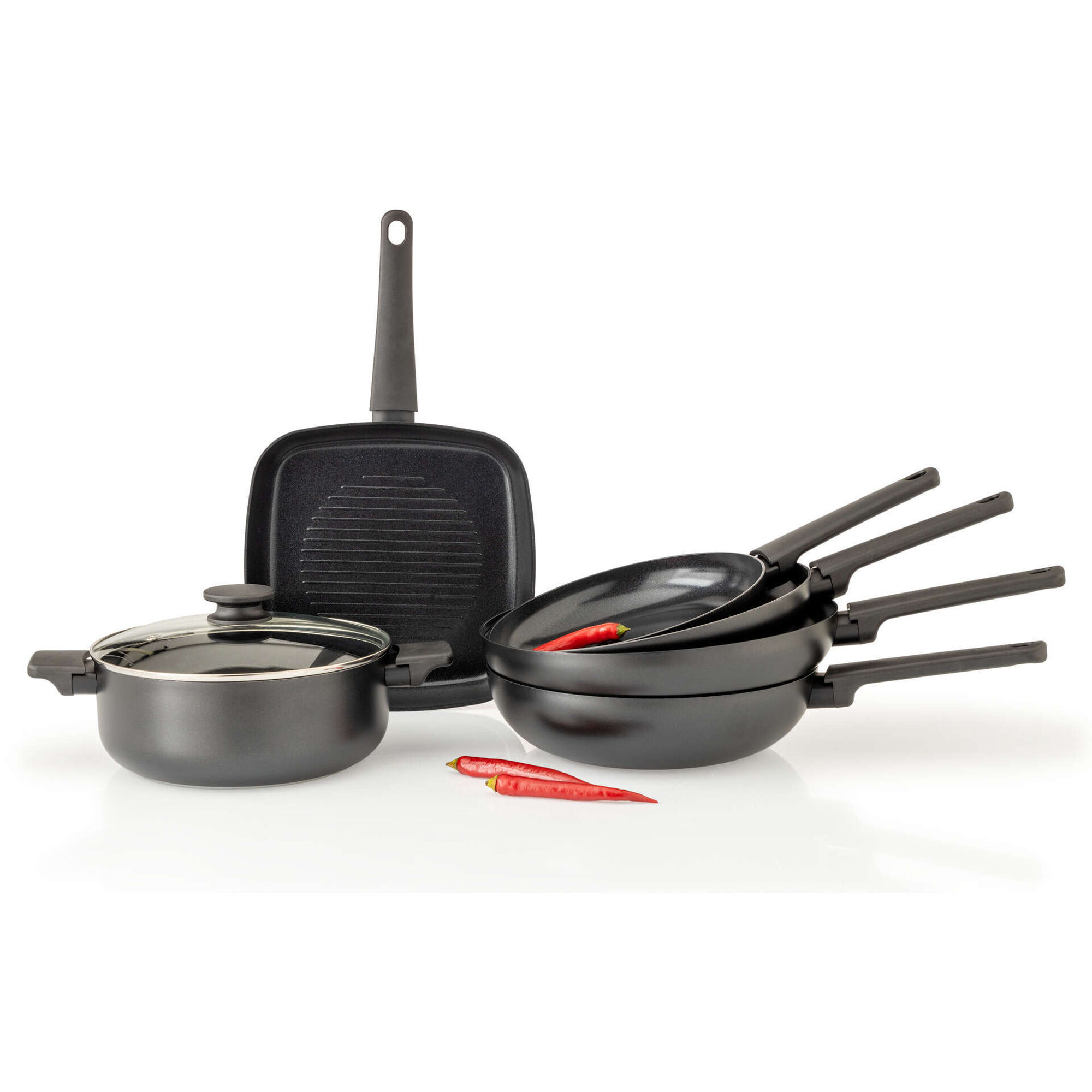 Grelhador Antiaderente Alumínio 26x26cm Ceramic Black