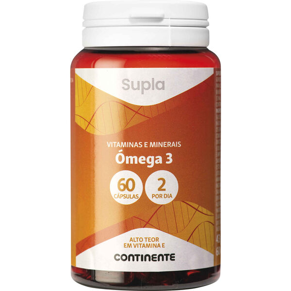Suplemento Alimentar Ómega 3 Cápsulas Supla