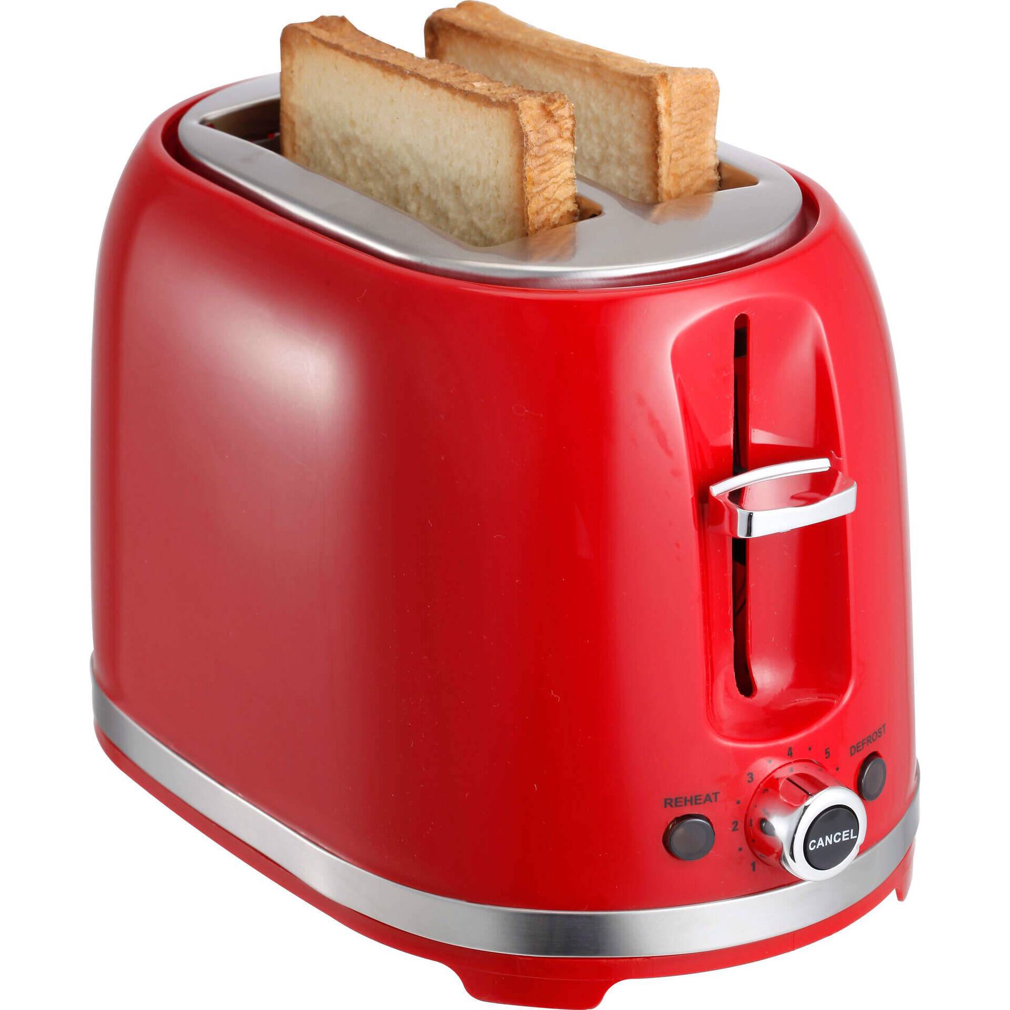 Torradeira Dupla 850W Vermelha Bazar&atilde;o