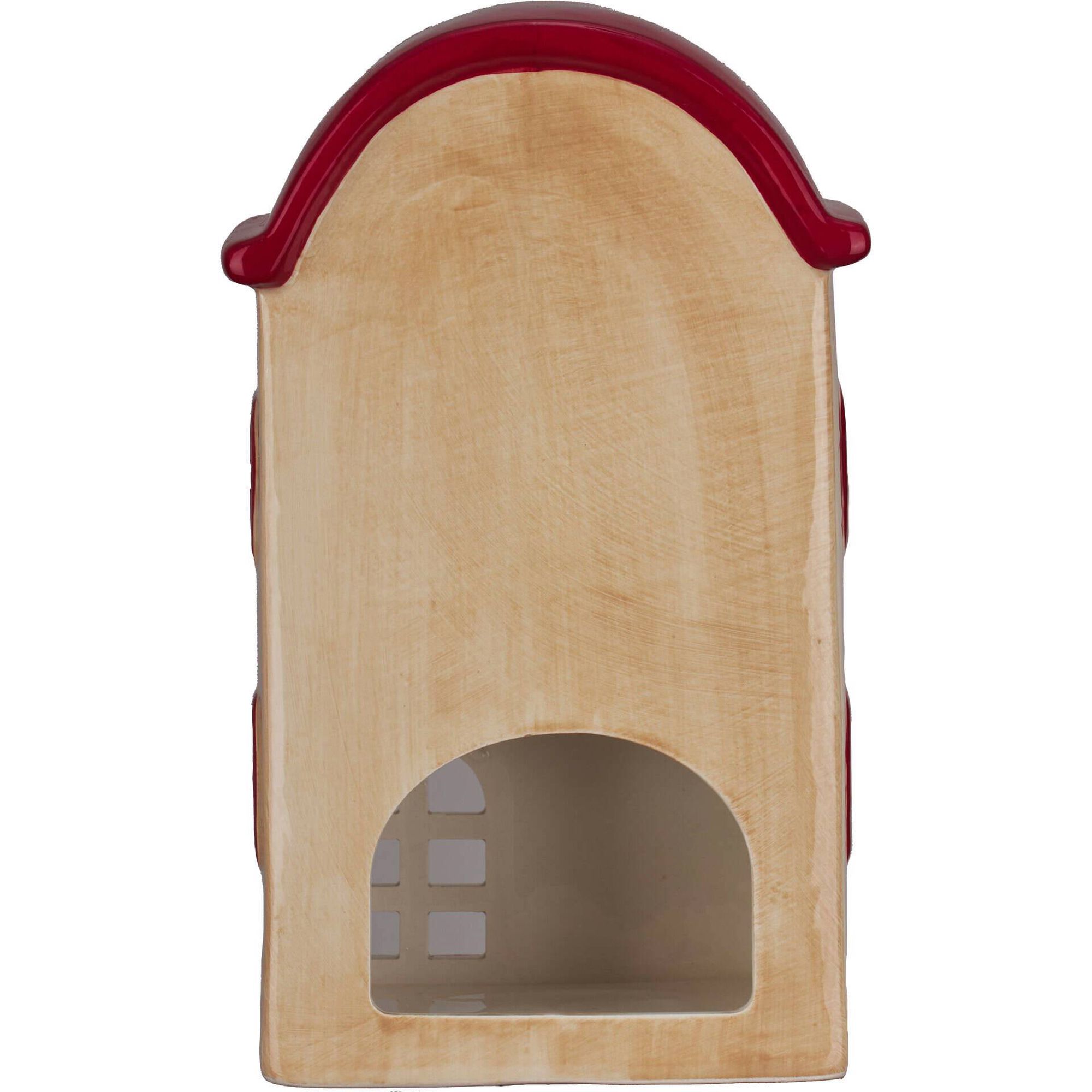 Casa Cer&acirc;mica 22cm Feliz Natal Kasa