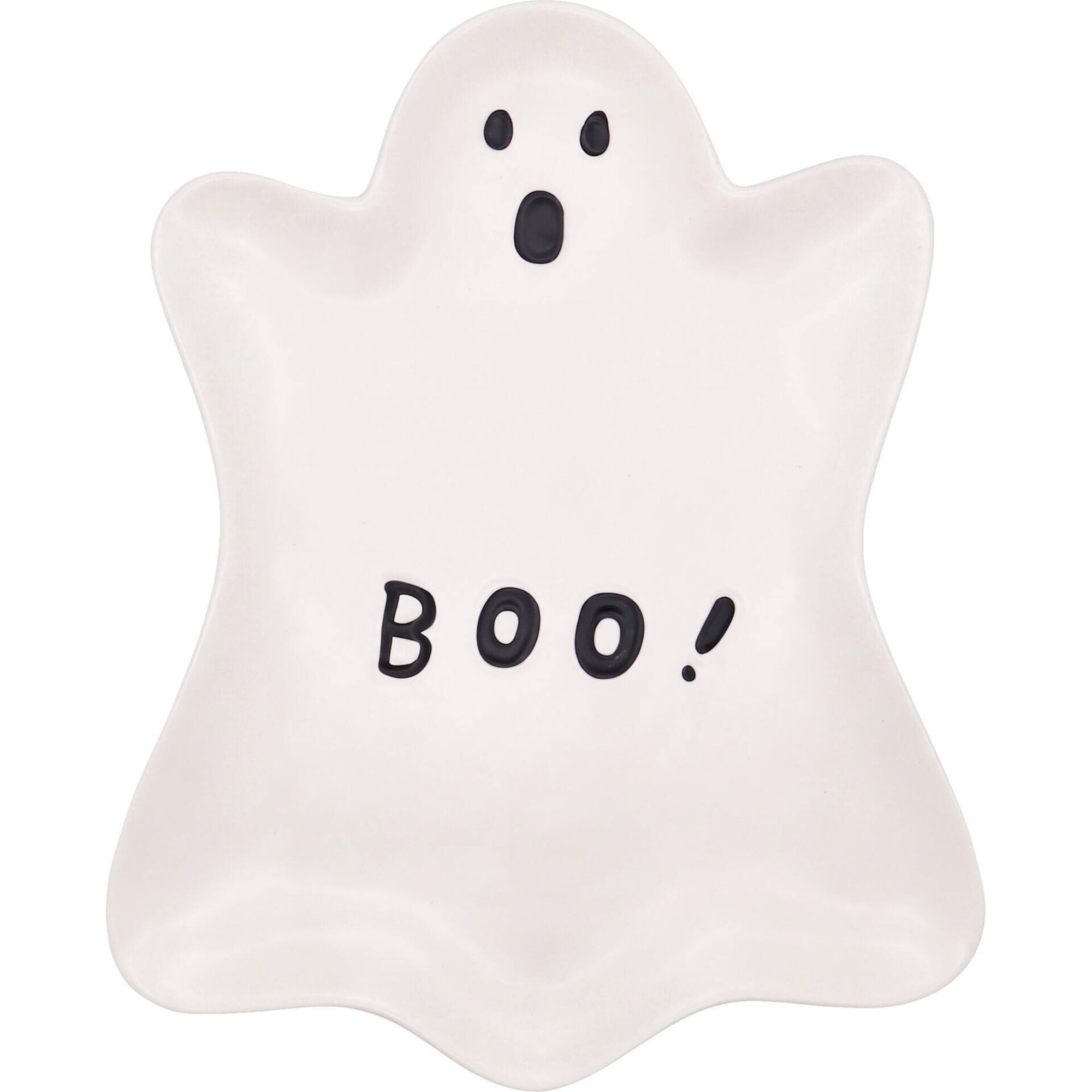 Prato Fantasma Boo Branco Kasa