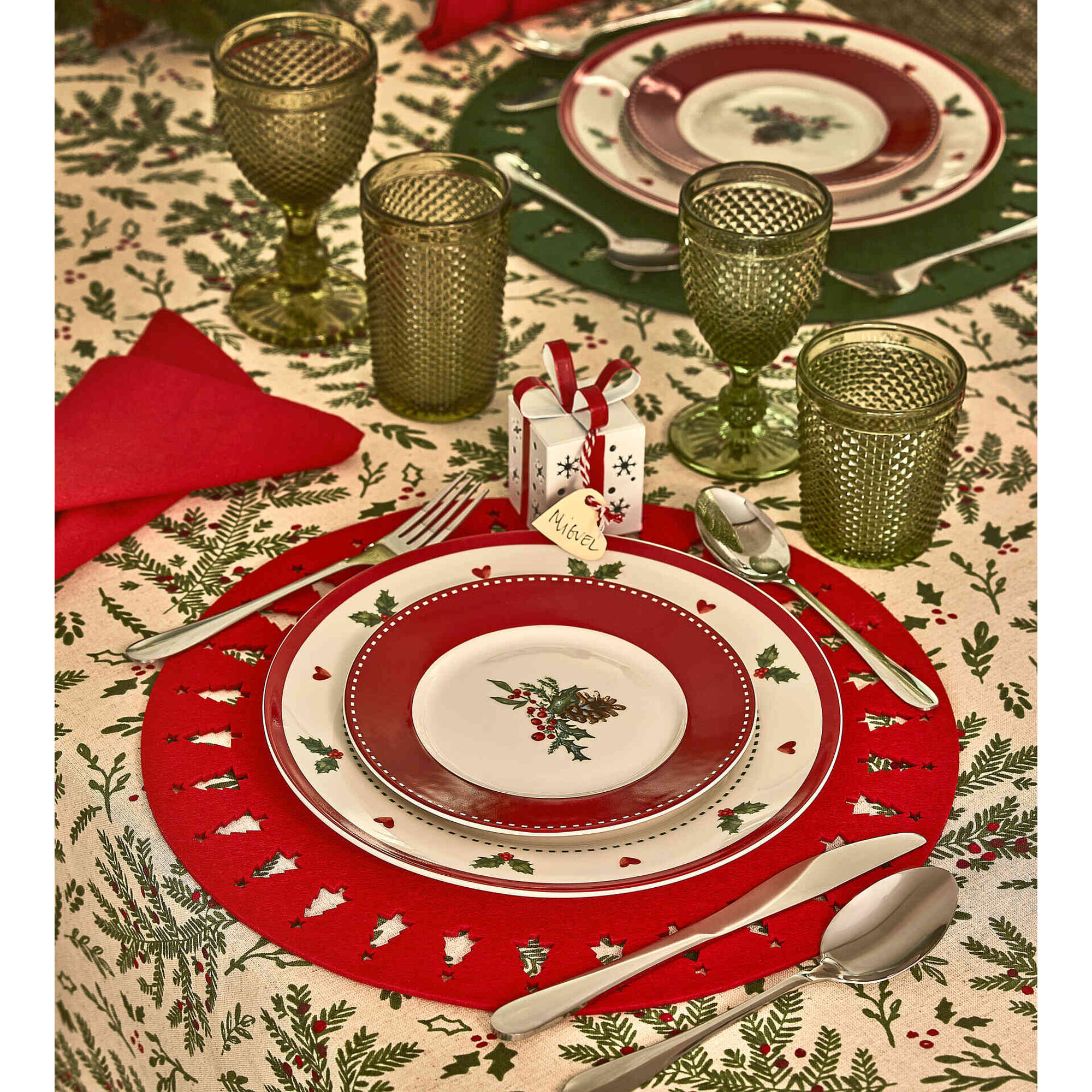 Serviço Mesa Azevinho 6 Pessoas