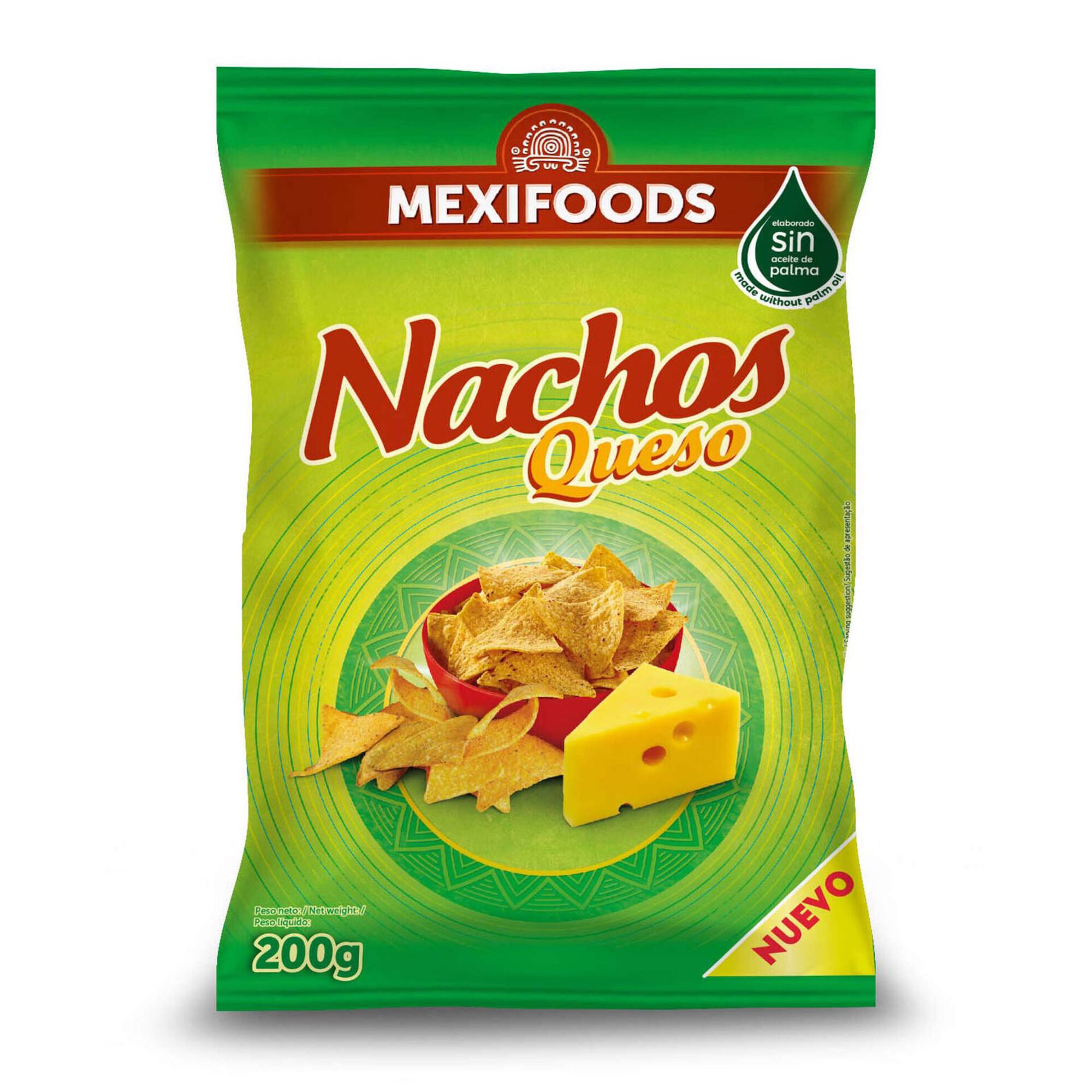 Snacks Tortilha Nachos com Queijo