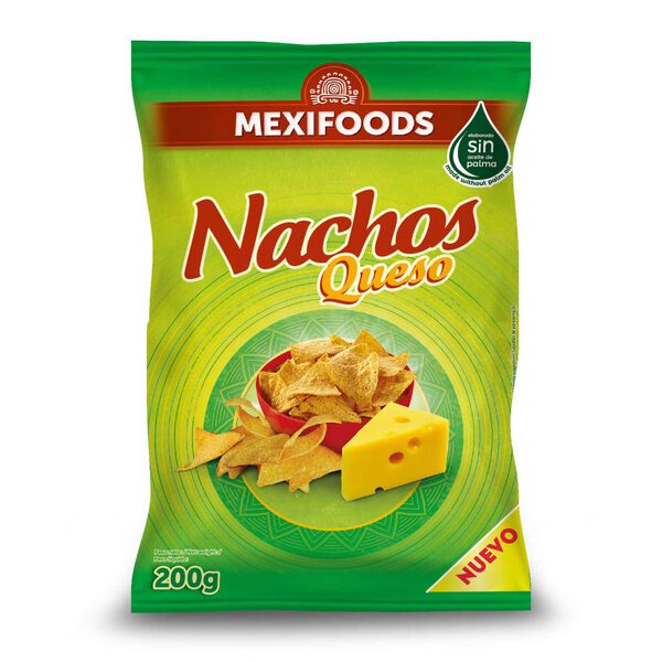 Snacks Tortilha Nachos com Queijo Mexifoods