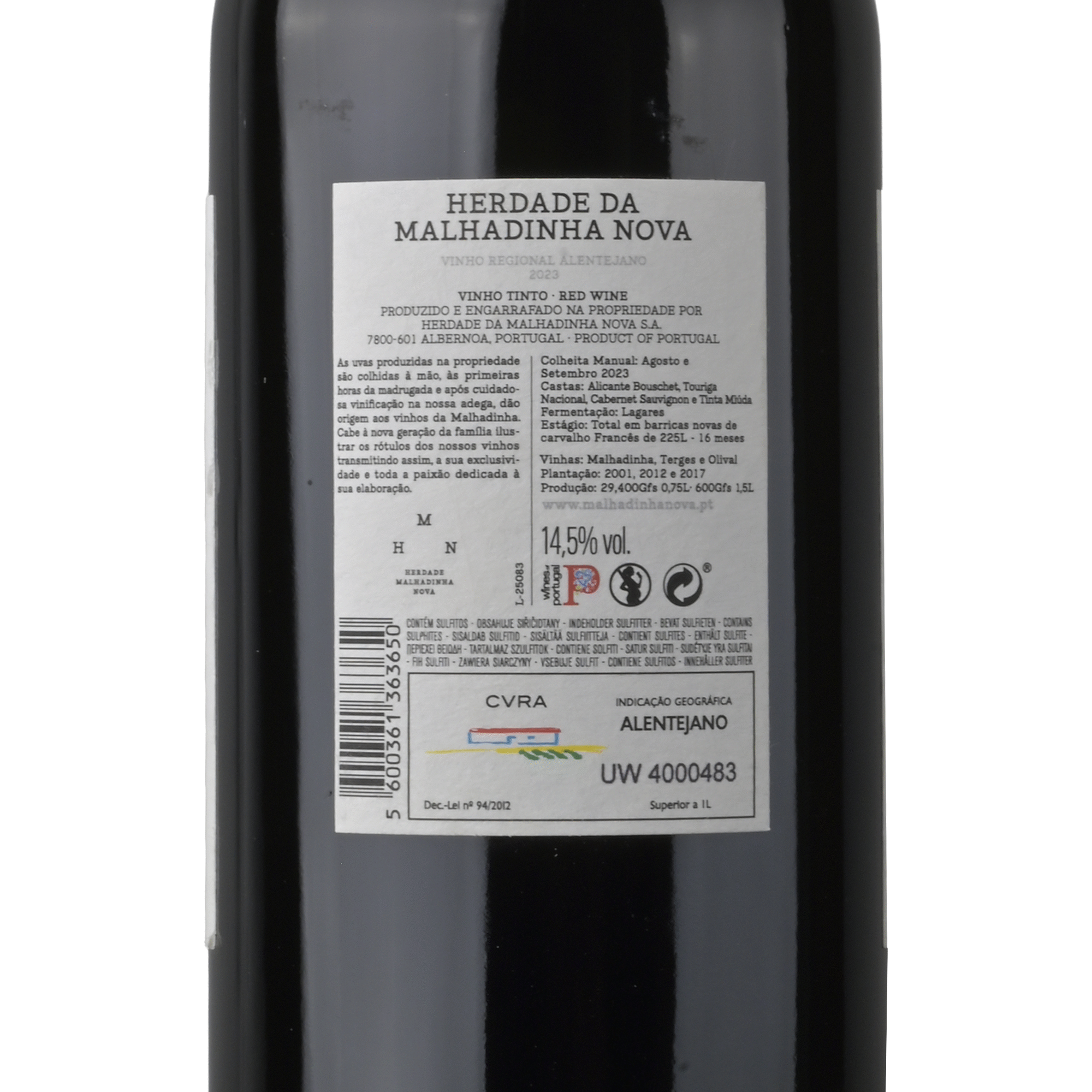 Herdade da Malhadinha Nova Vinho Tinto