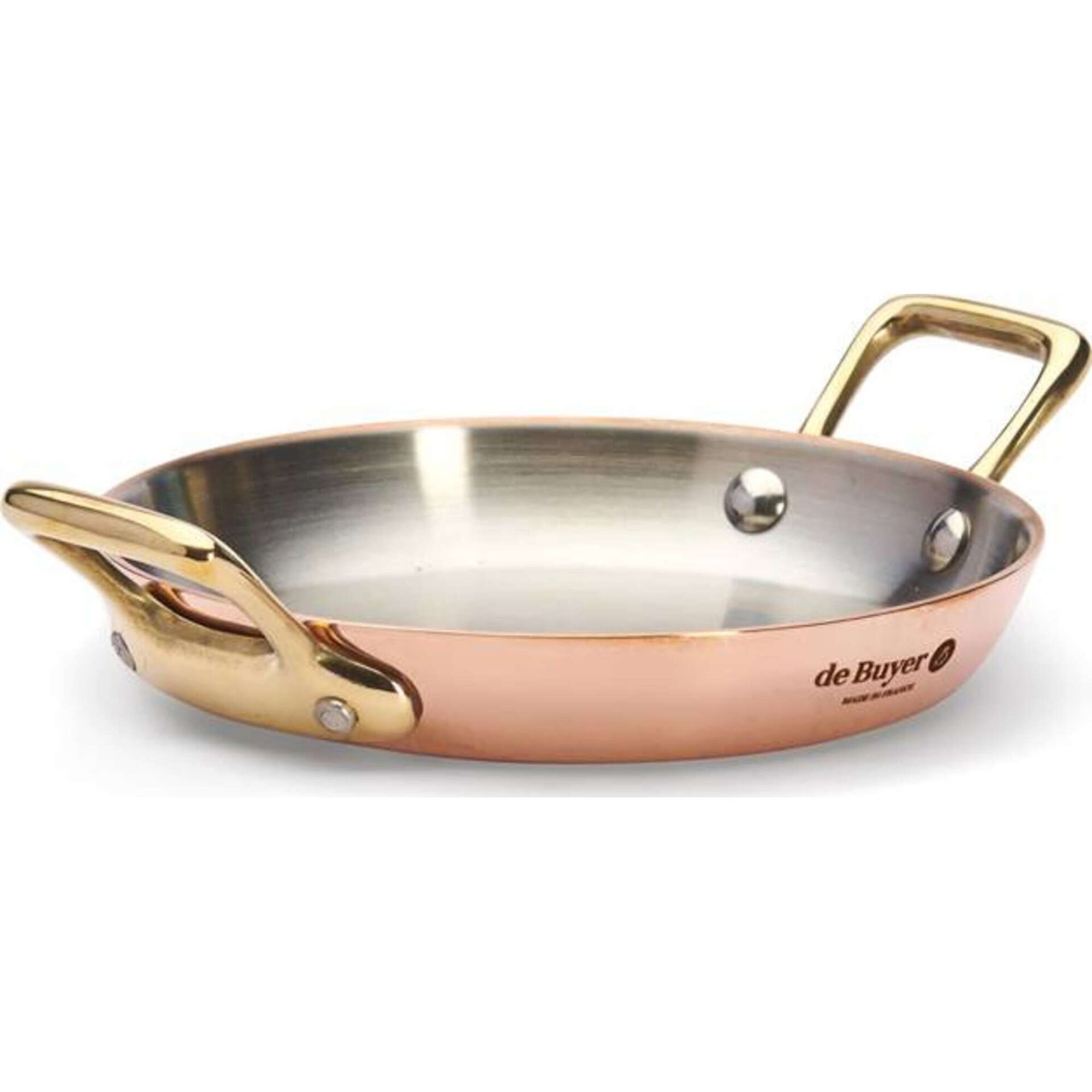 Frigideira com Asa Cobre e Inox 12 cm Inocuivre deBuyer