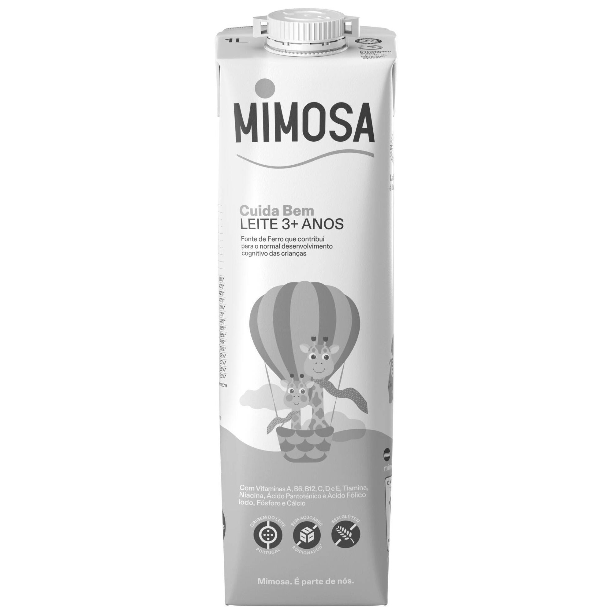 Leite Meio Gordo UHT Infantil +3A Mimosa
