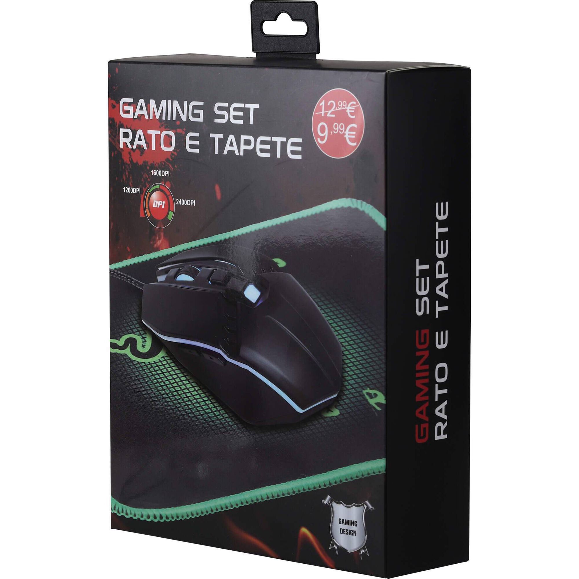 Conjunto Gaming Rato e Tapete Razer Bazar&atilde;o