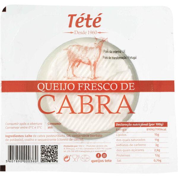 Queijo Fresco de Cabra Tété