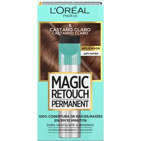 Colora&ccedil;&atilde;o Permanente Castanho Claro 6 L'Or&eacute;al Paris Magic Retouch