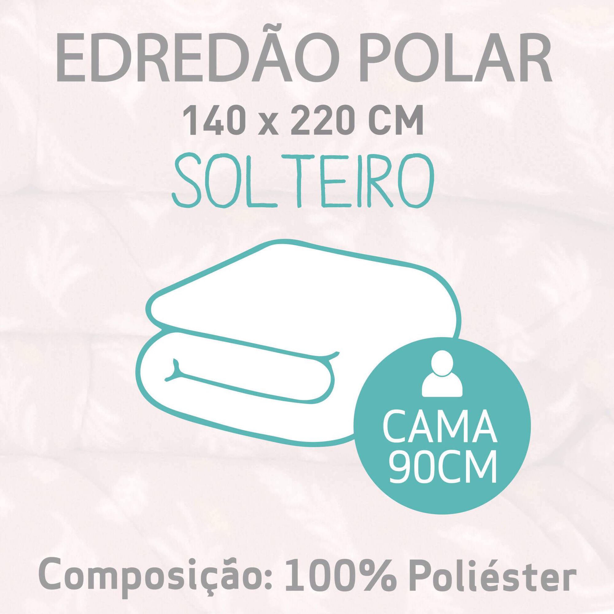 Edredão Polar Rosa Plantópia