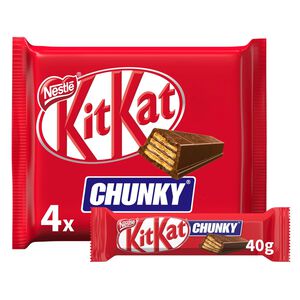 Snack de Chocolate de Leite Chunky Kit Kat