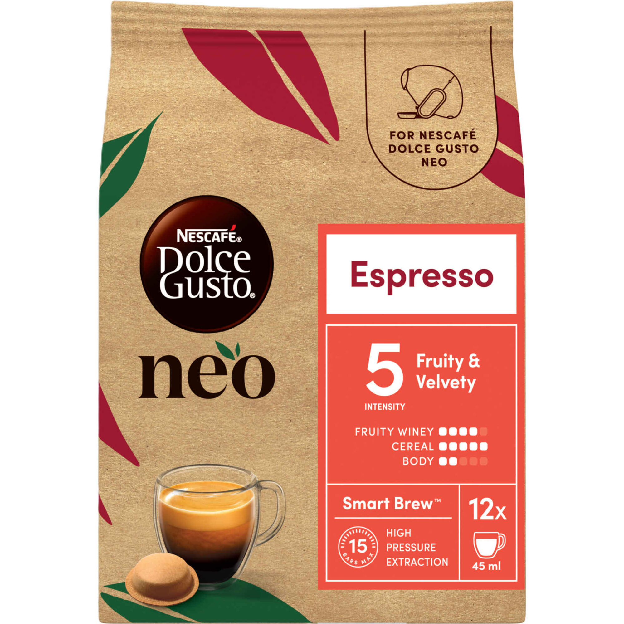 C&aacute;psulas de Caf&eacute; Espresso Int 5 Nescaf&eacute; Dolce Gusto Neo