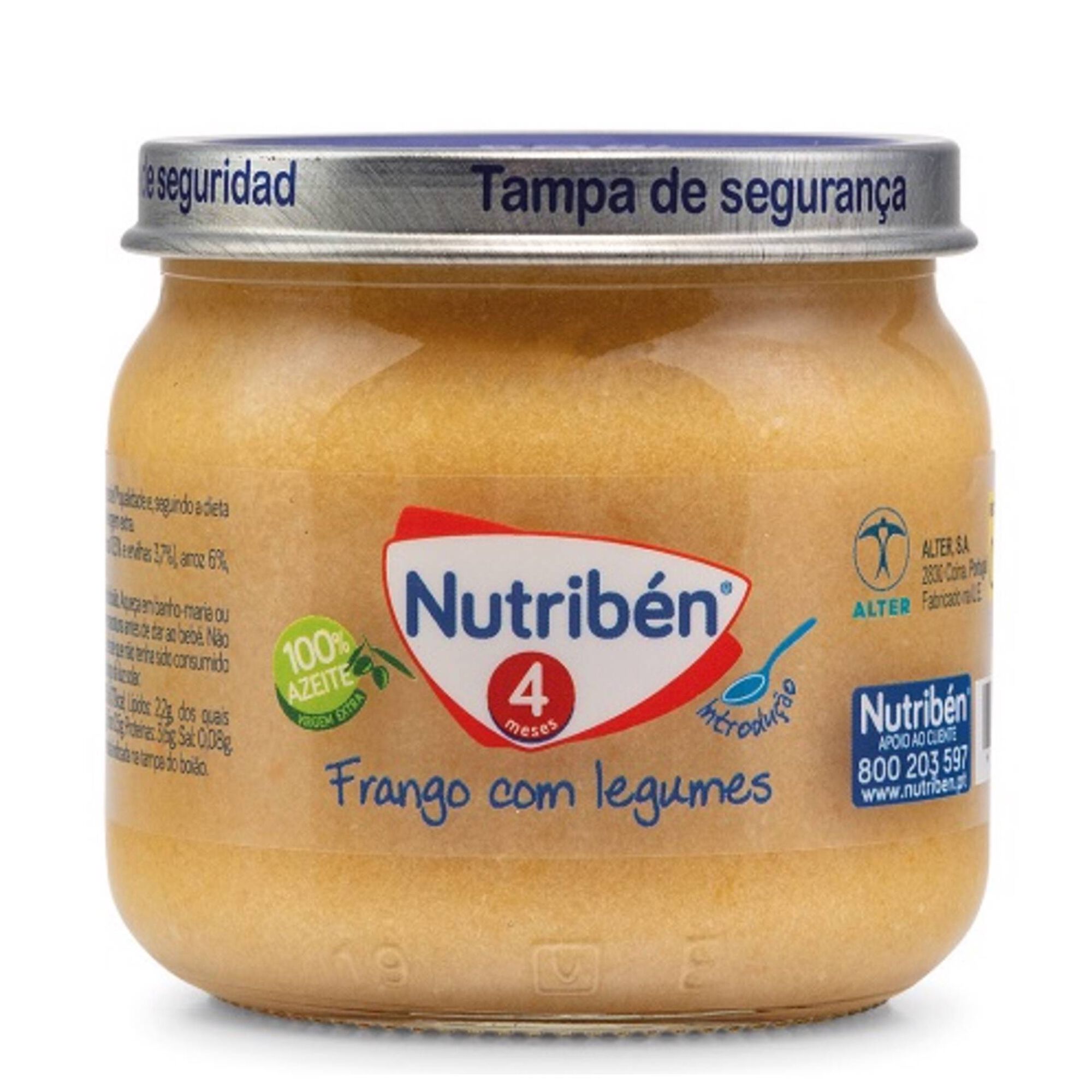 Refeição para Bebé Frango com Legumes +4M Refeição para Bebé Frango com Legumes +4M