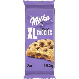 Bolachas Cookies XL Pepitas de Chocolate Milka
