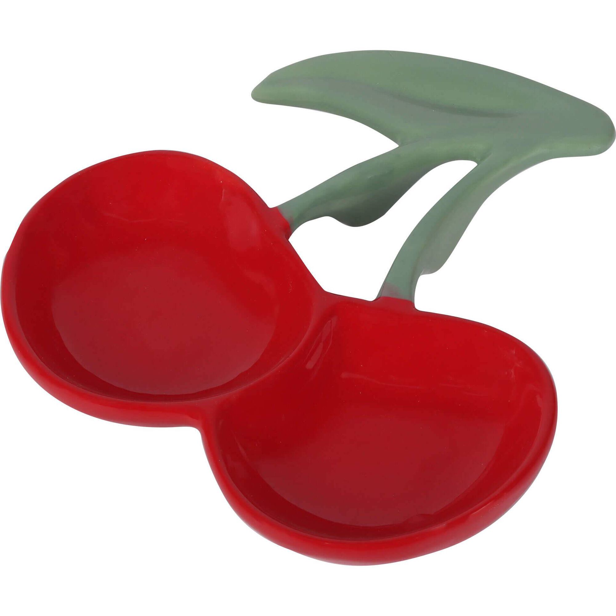 Prato Cer&acirc;mica Cereja Kasa