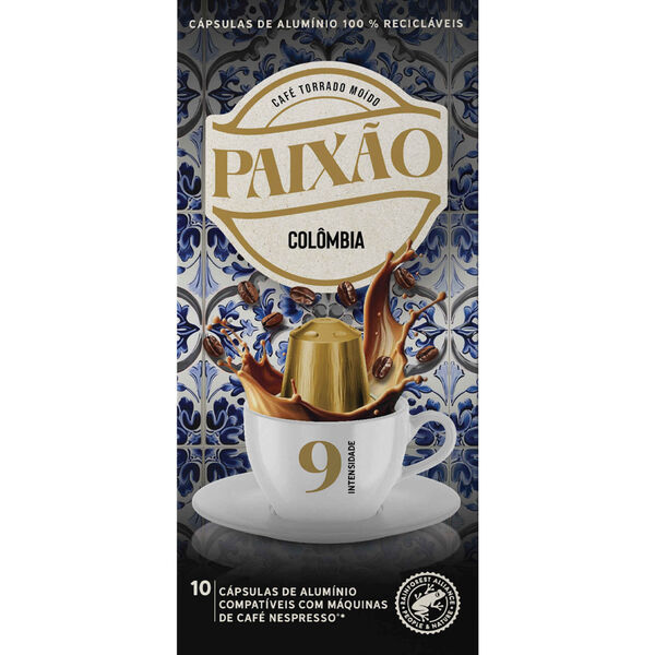 Cápsulas de Café Colômbia Int 9 Paixão