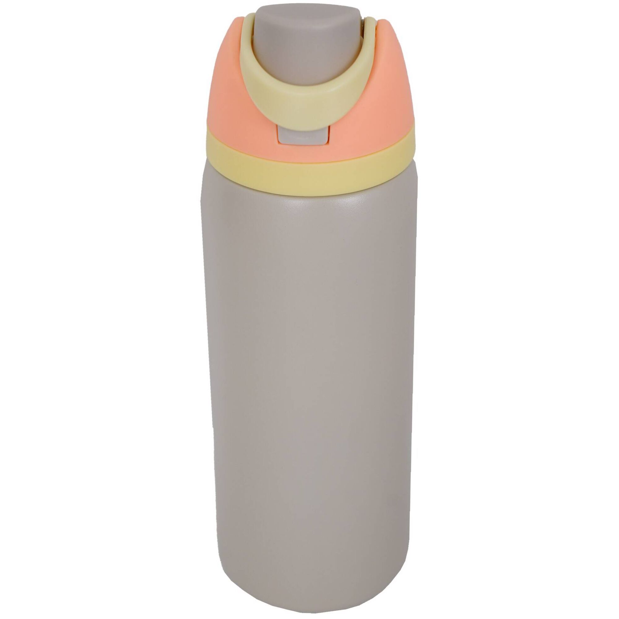 Garrafa Térmica 950ml Bege e Laranja