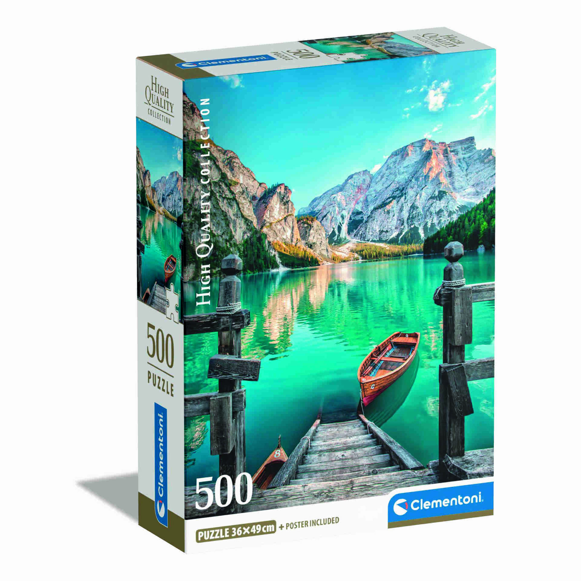Puzzle Braies Lake 500 Peças