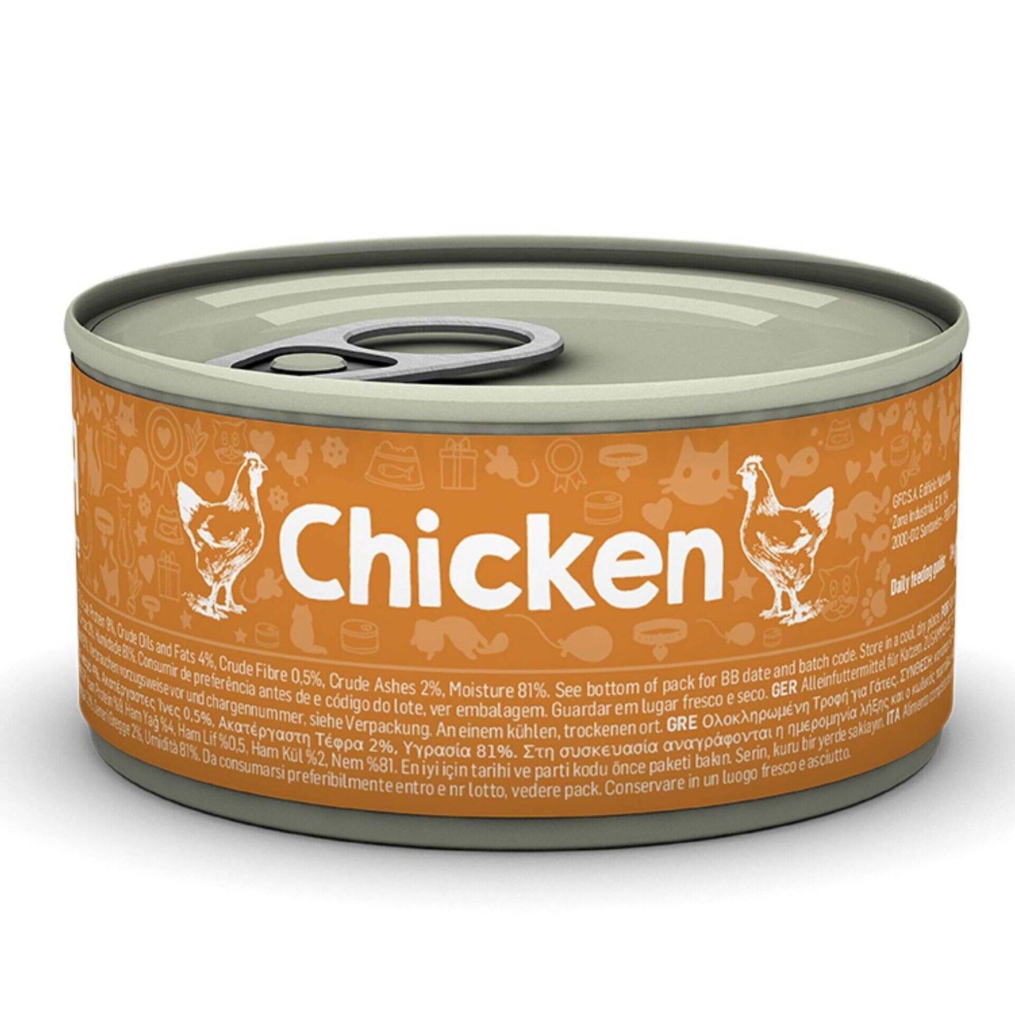 Comida Húmida para Gato Adulto Frango Lata Comida Húmida para Gato Adulto Frango Lata