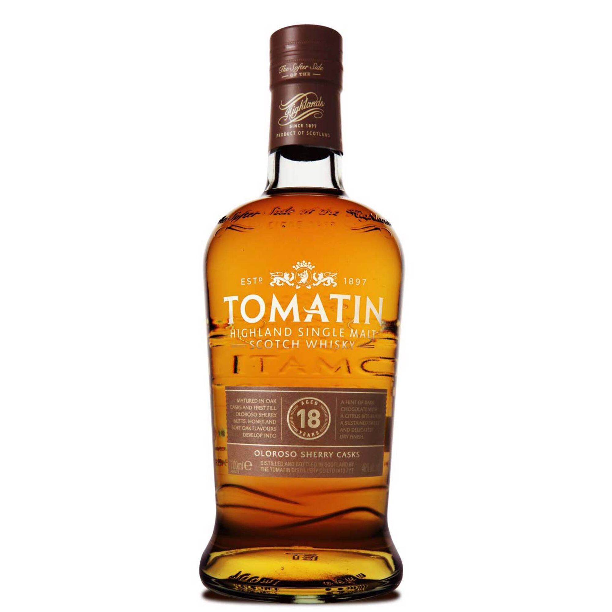 Whisky Tomatin Single Malt 18 Anos