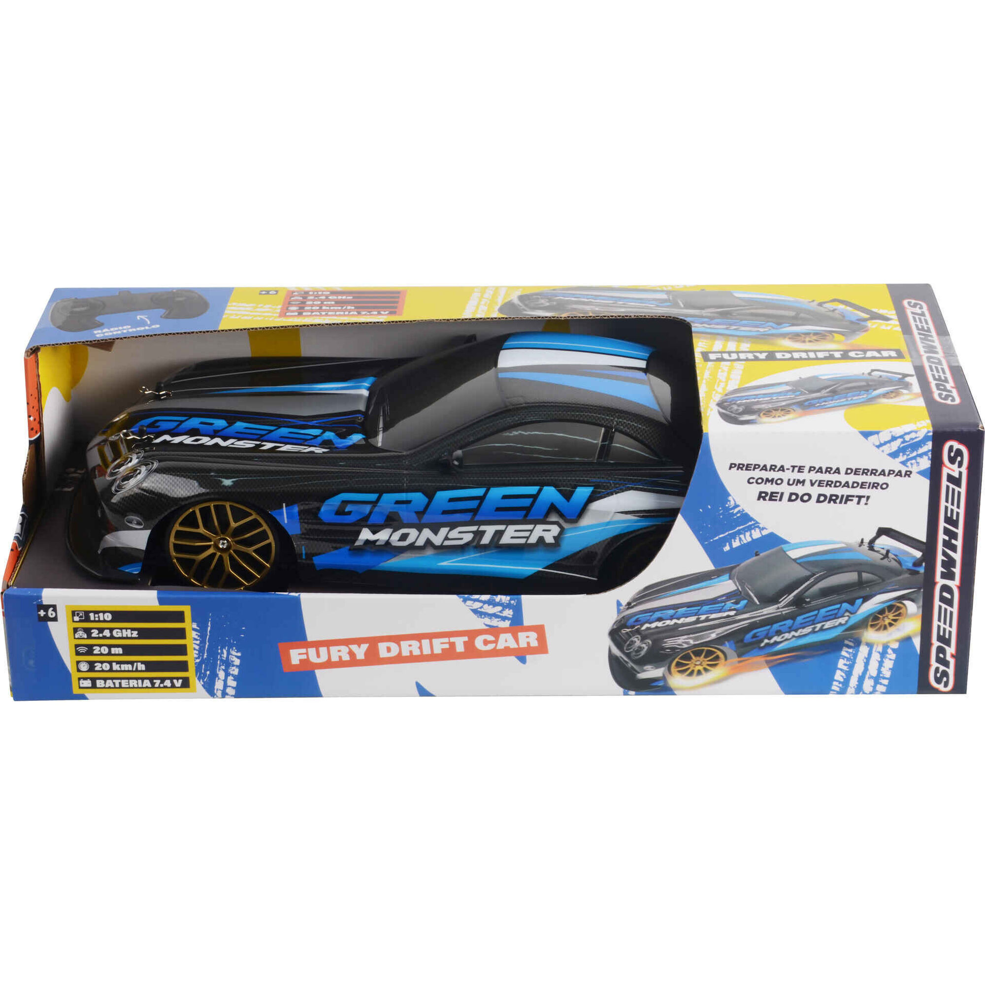 Zoko Speed Wheels - Carro Telecomandado Fury Drift 1:10