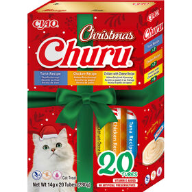 Snack para Gato em L&iacute;quido Mix Natal Churu