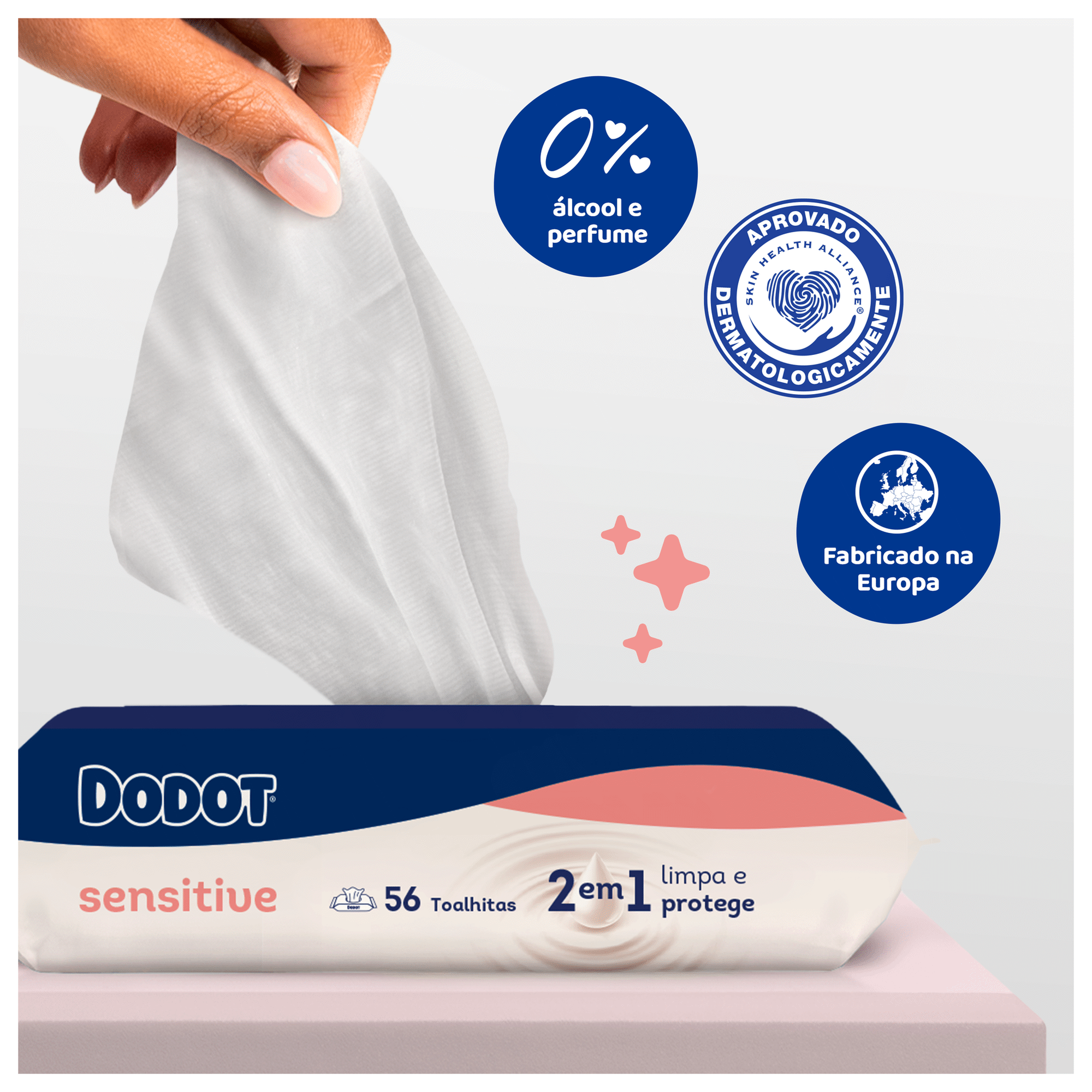 Box Toalhitas Beb&eacute; Sensitive Dodot