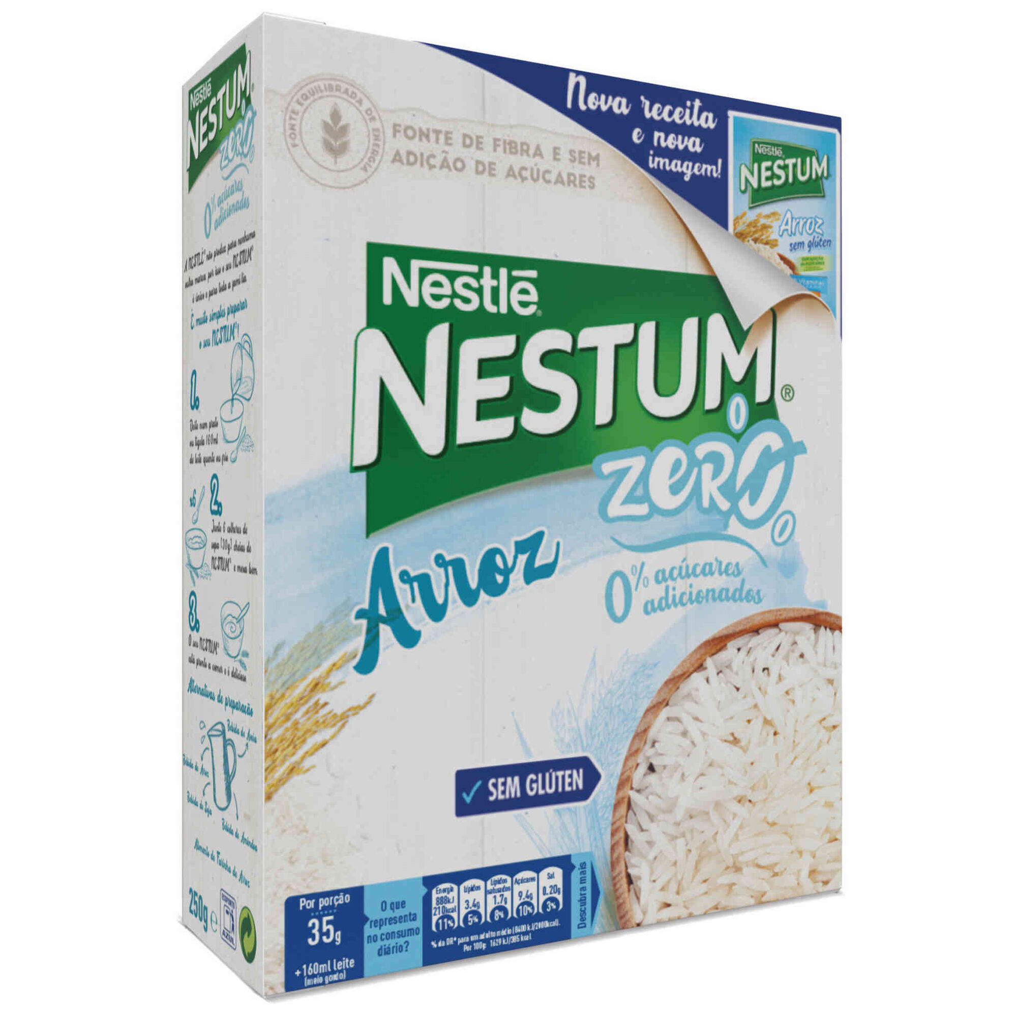 Nestum Arroz Zero +3A sem Glúten Nestum Arroz Zero +3A sem Glúten