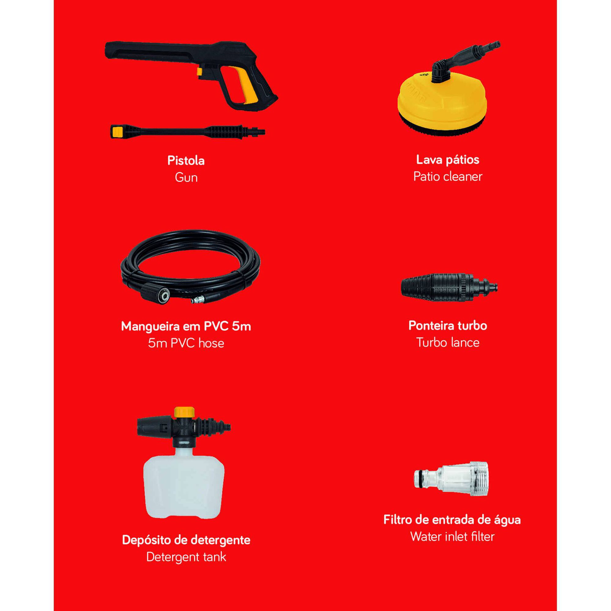 Lavadora Alta Press&atilde;o 145 Bar