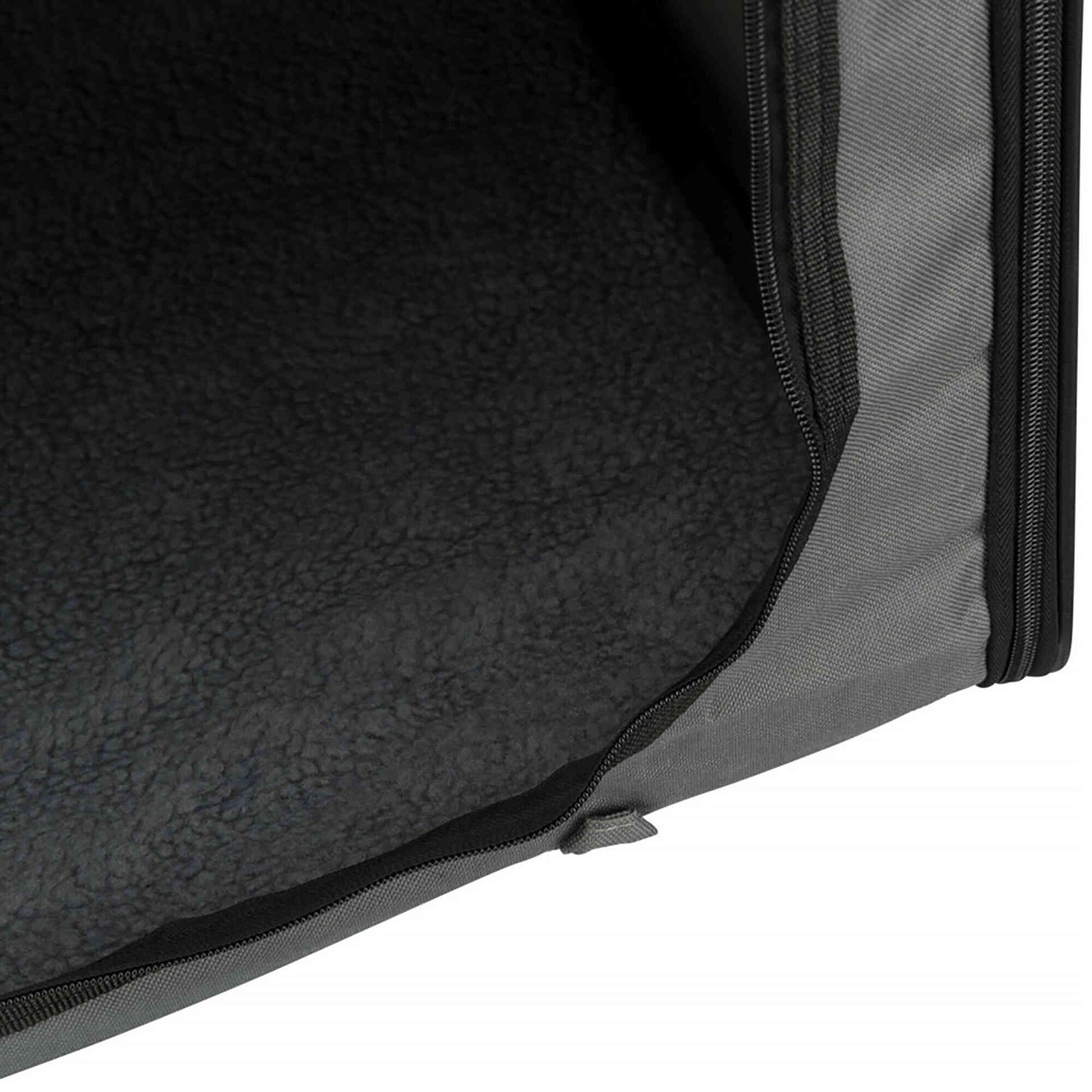 Transportadora para C&atilde;o Tecido Azul Nylon Tcamp 32x32x37 cm