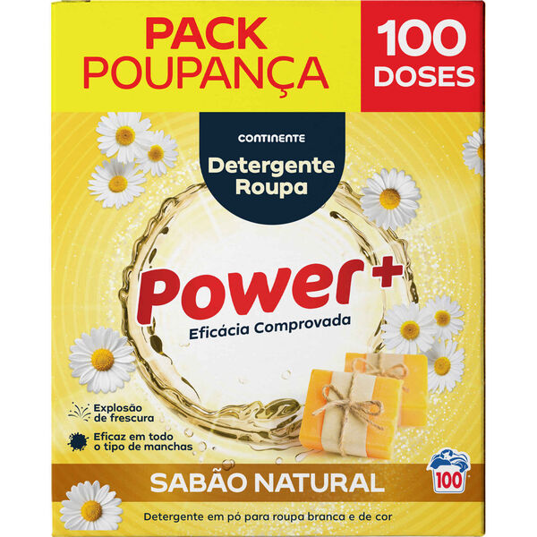 Detergente Máquina Roupa Pó Sabão Natural Continente