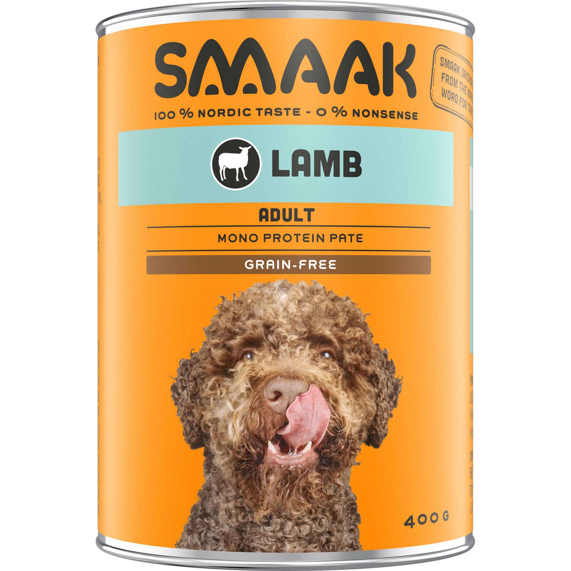 Comida Húmida para Cão Adulto Sem Cereais Borrego Lata