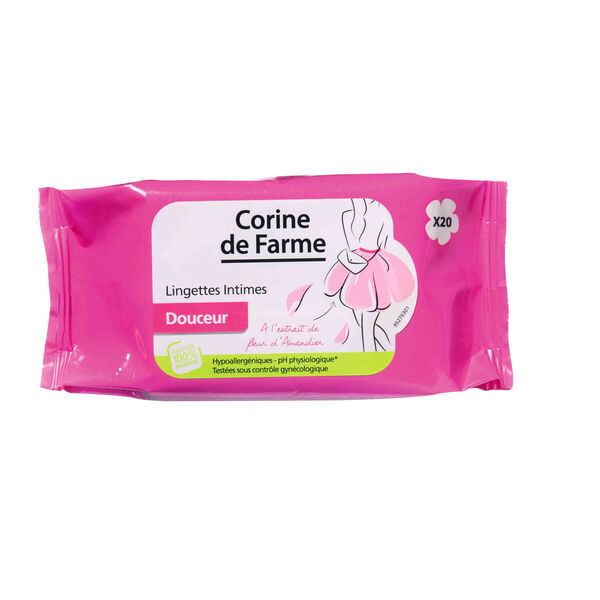 Toalhitas Íntimas Suaves Corine de Farme