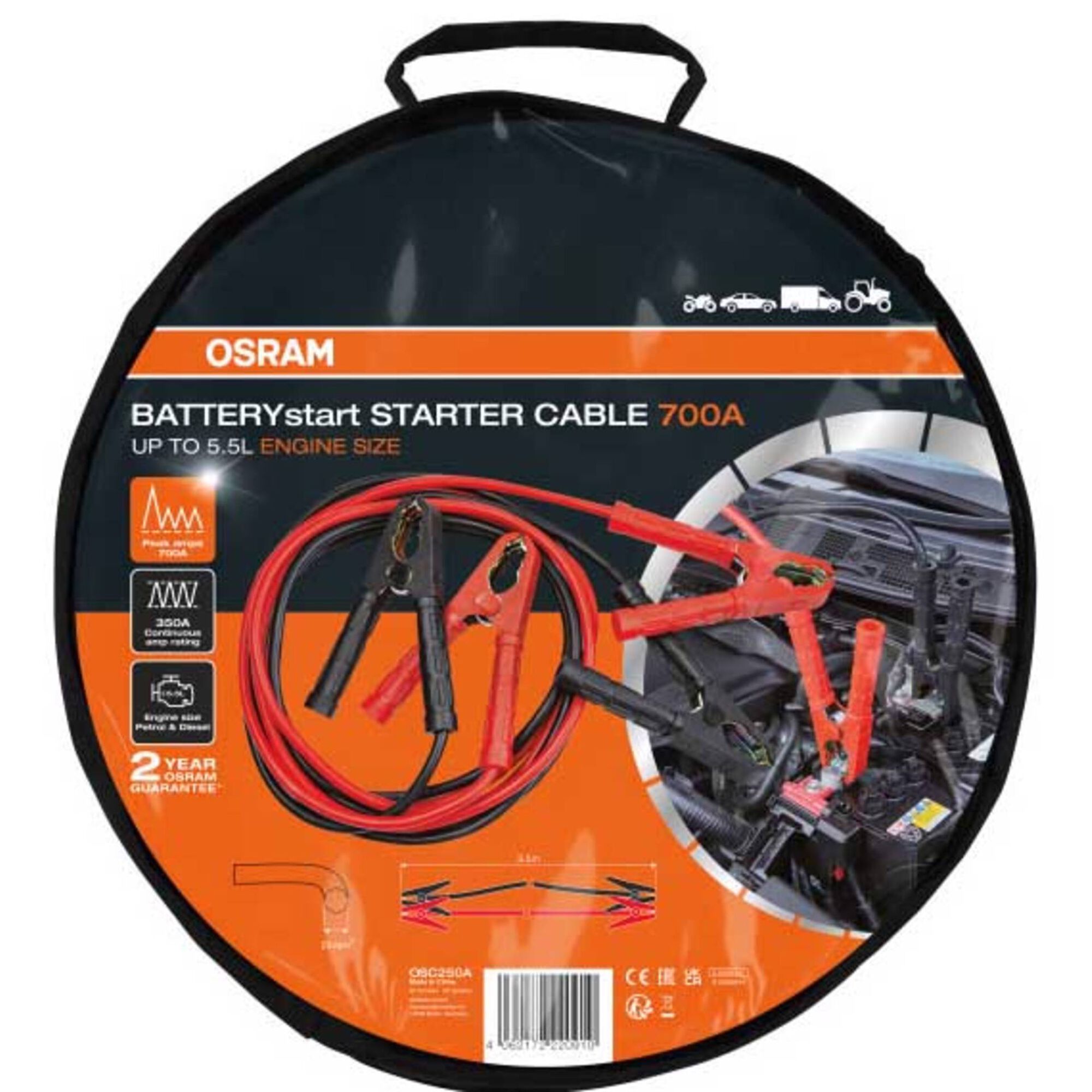 Cabos de Bateria 700A Alum&iacute;nio