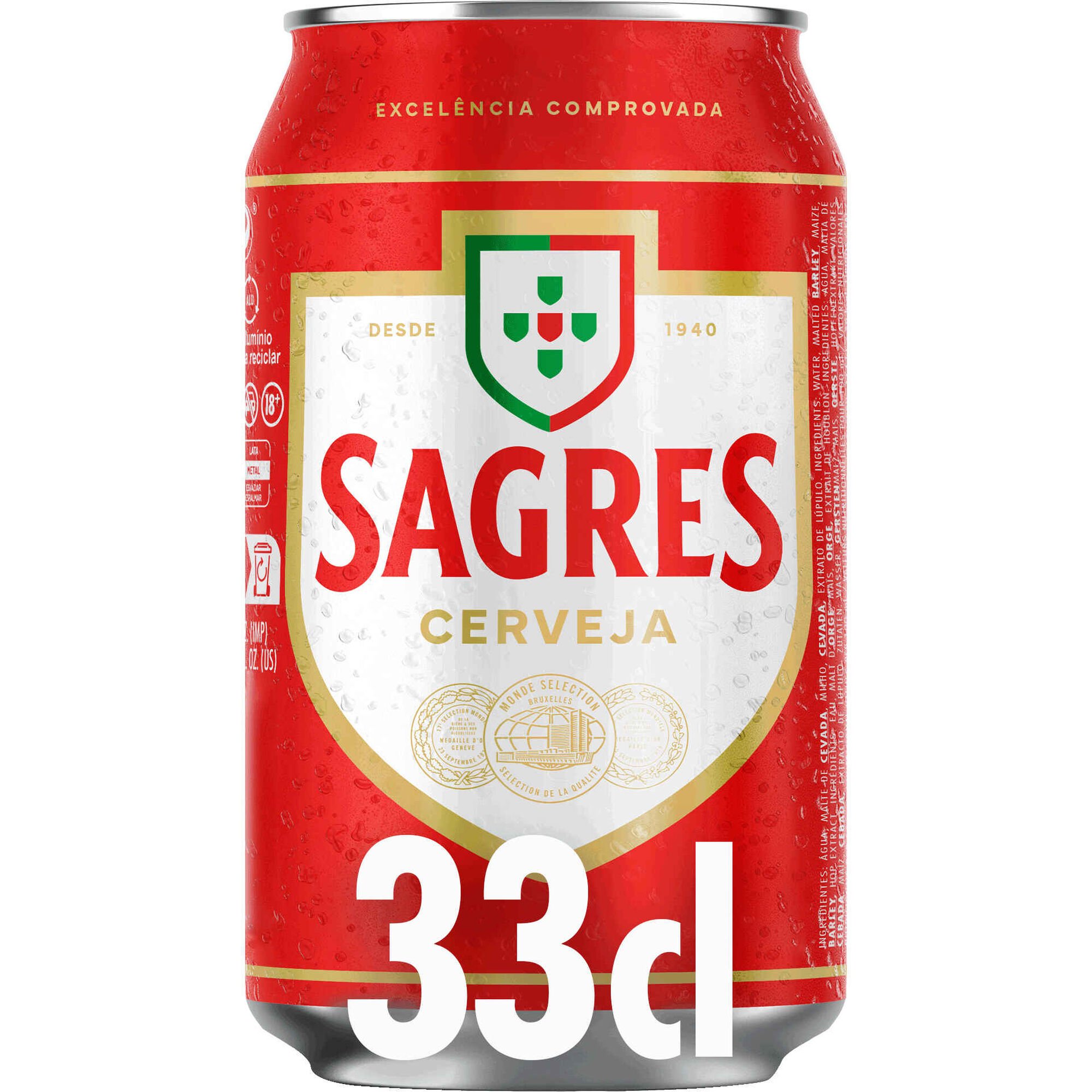 Cerveja com &Aacute;lcool Sagres