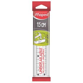 R&eacute;gua Inquebr&aacute;vel 15cm Maped