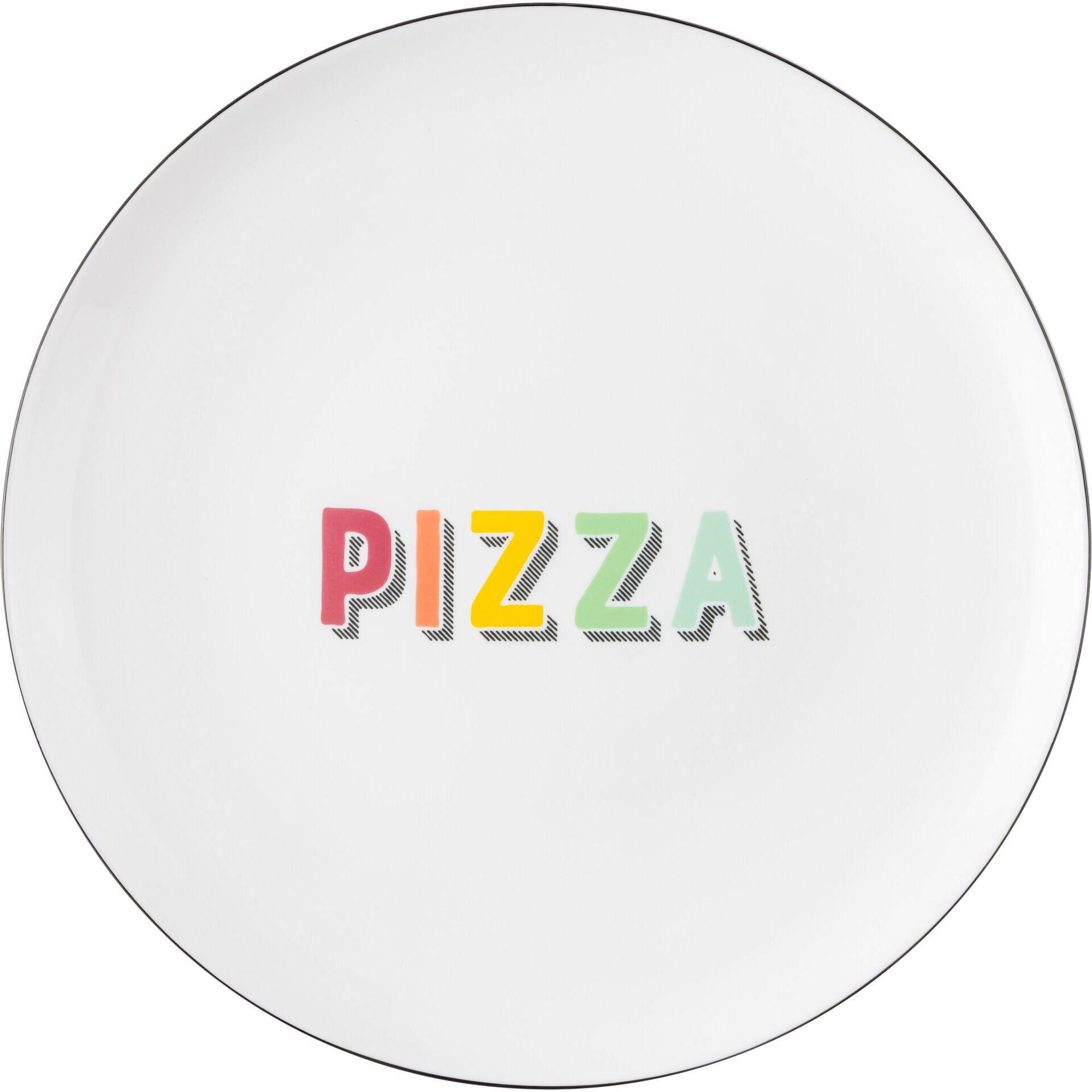 Prato Pizza 31,8cm Colorido Prato Pizza 31,8cm Colorido