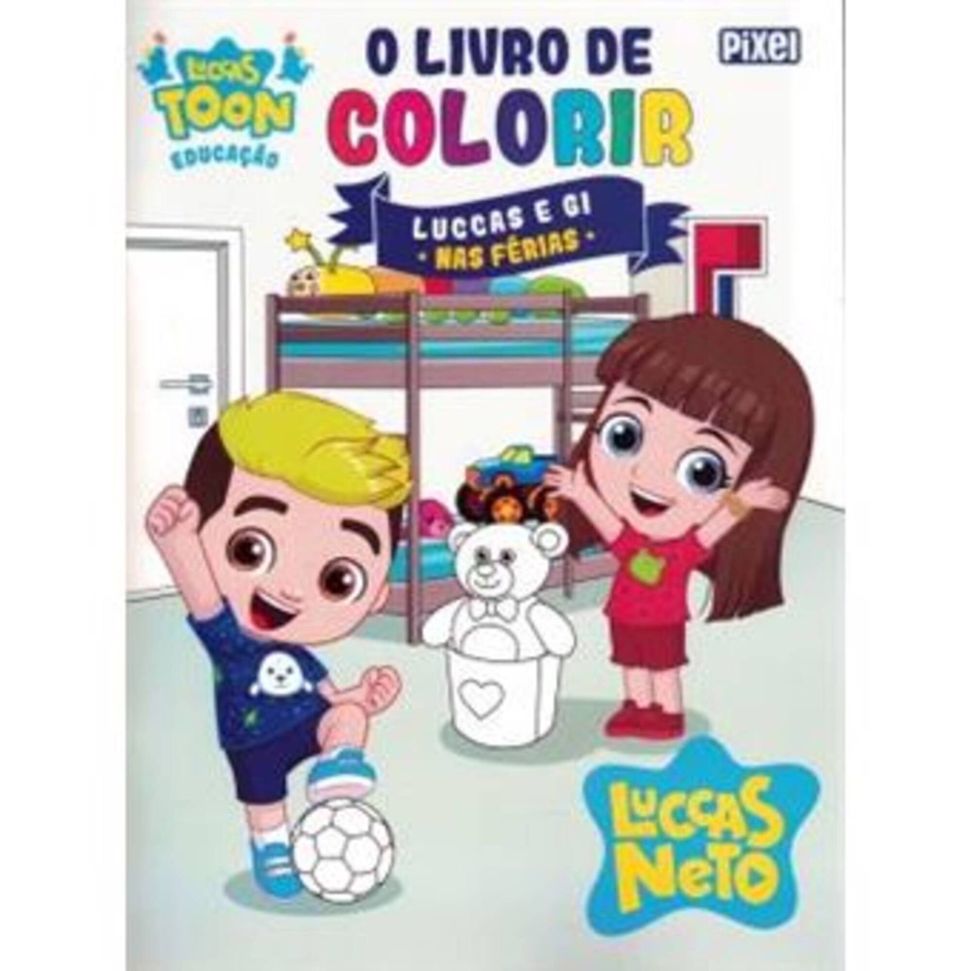 O Livro de Colorir Luccas e Gi nas Férias O Livro de Colorir Luccas e Gi nas Férias