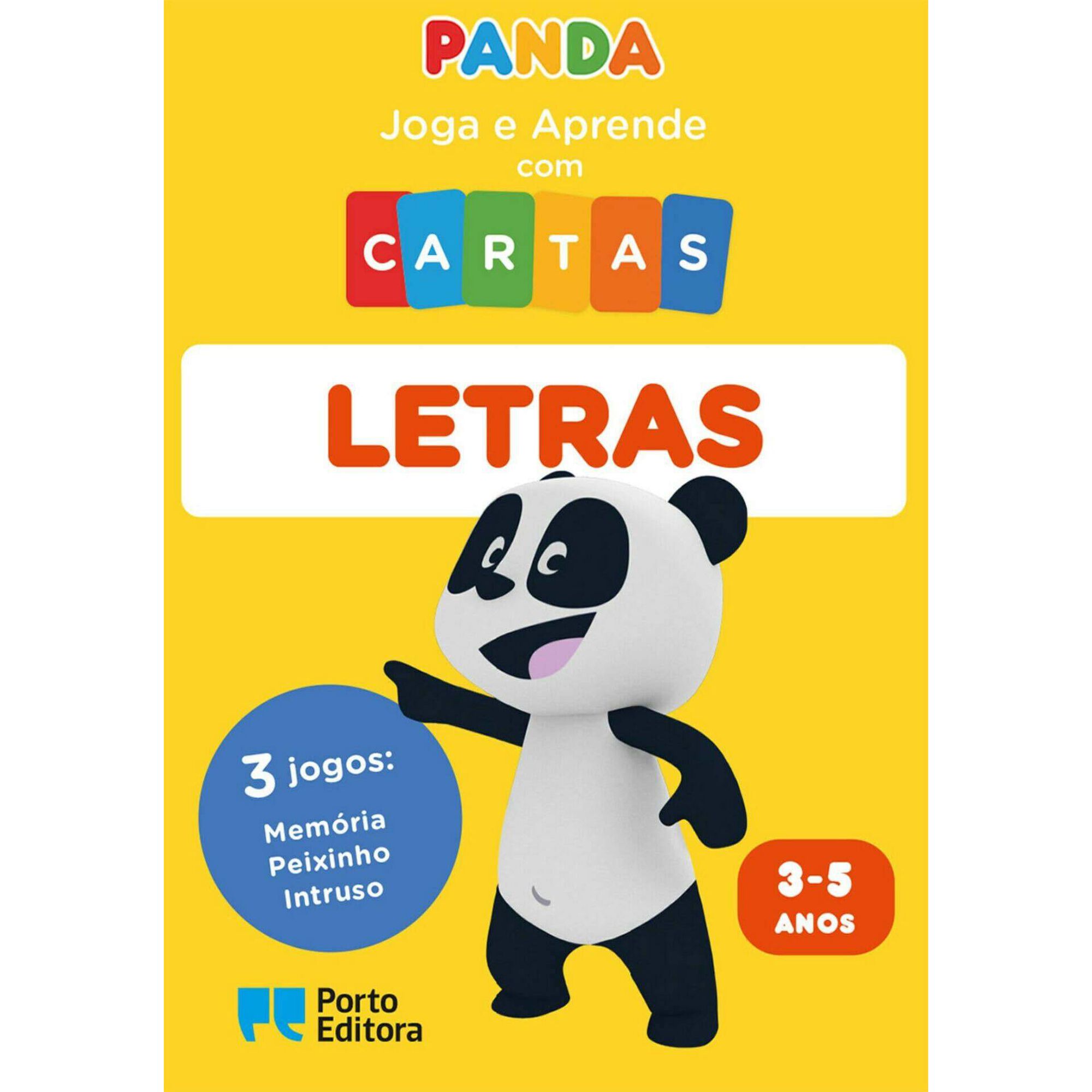 Panda - Joga e Aprende com Cartas - Letras